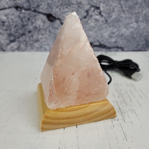 Kirklands Other - Himalayan Salt Color Changing Pyramid Nightlight